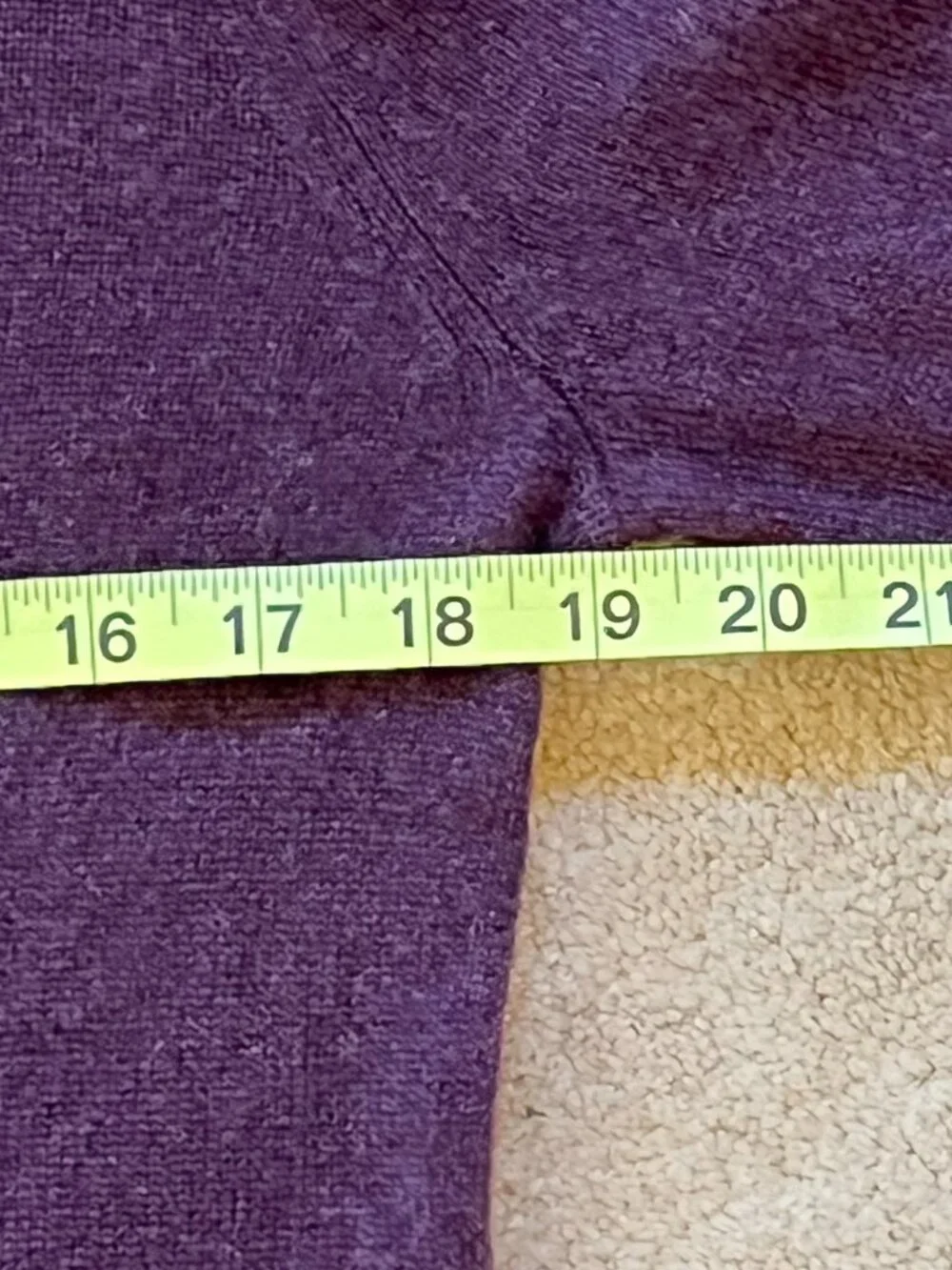 Halogen Women's Purple 100% Cashmere V-Neck Sweater Size M Preppy Quiet Luxury
